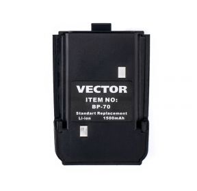 Штатный Li-Ion аккумулятор Vector BP-70